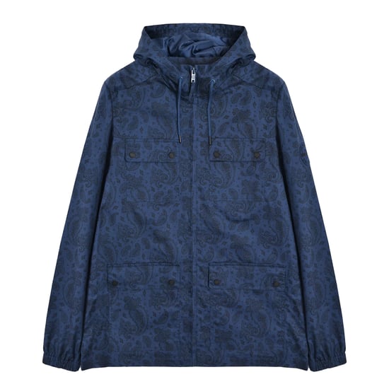 Lambretta Heren Paisley Field Jacket (Marine) - Image 1
