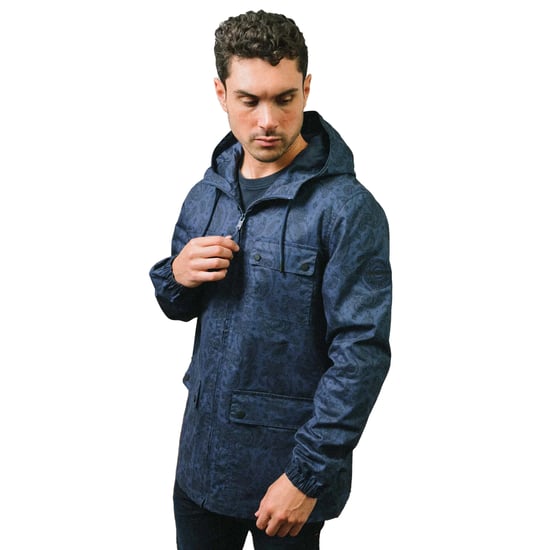 Lambretta Heren Paisley Field Jacket (Marine) - Image 3