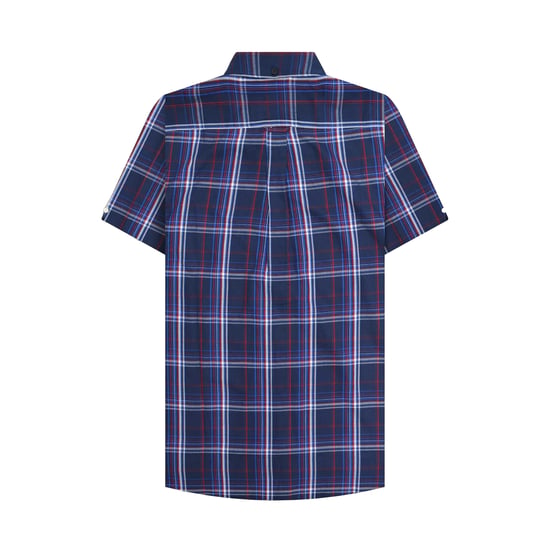 Lambretta Heren SS25 Geruit Overhemd (Marine / Blauw / Rood) - Image 2