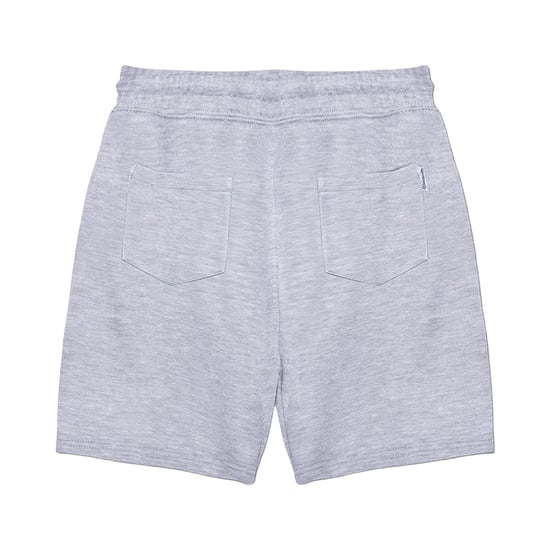 Lambretta Heren SS24 Getapete Shorts (Grijze Mergel) - Image 2