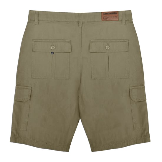 Lambretta Heren SS25 Cargo Shorts (Kaki Groen) - Image 2