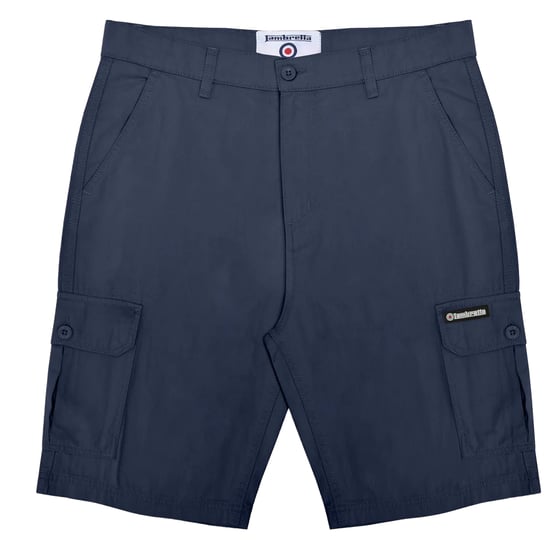 Lambretta Heren SS25 Cargo Shorts (Marine) - Image 1