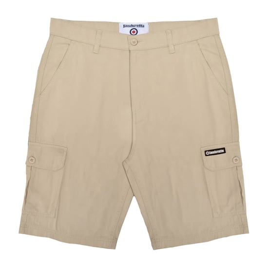 Lambretta Heren SS25 Cargo Shorts (Steen) - Image 1
