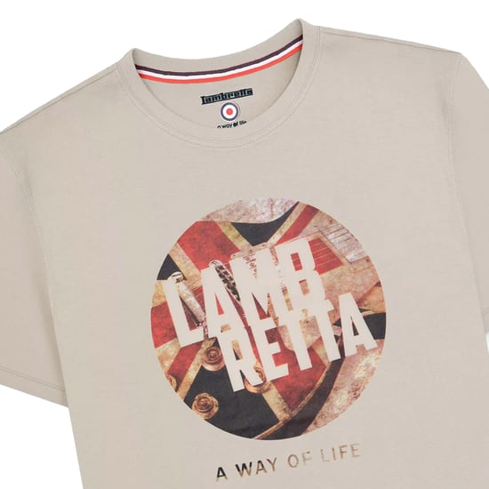 Lambretta T-shirt heren Union Jack (Jetstream) - Image 3