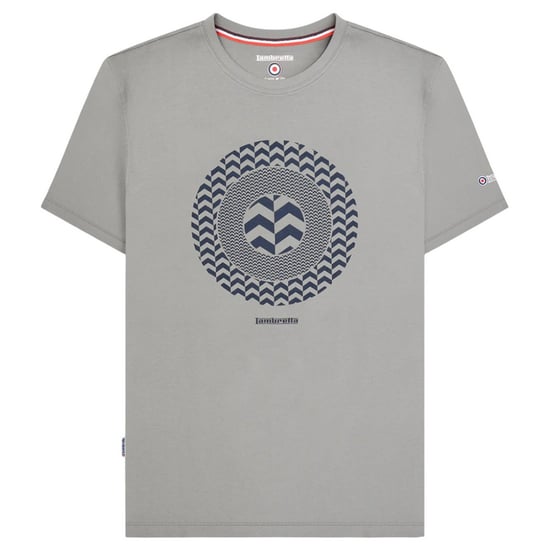 Lambretta Heren Chevron Target Groot & Lang T-Shirt (Ultiem grijs) - Image 1