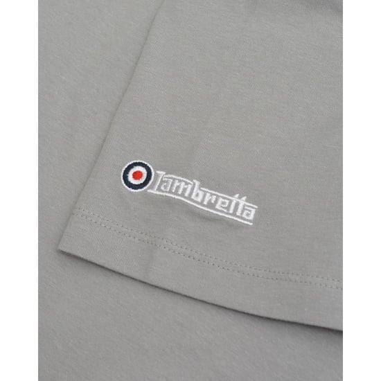 Lambretta Heren Chevron Target Groot & Lang T-Shirt (Ultiem grijs) - Image 4