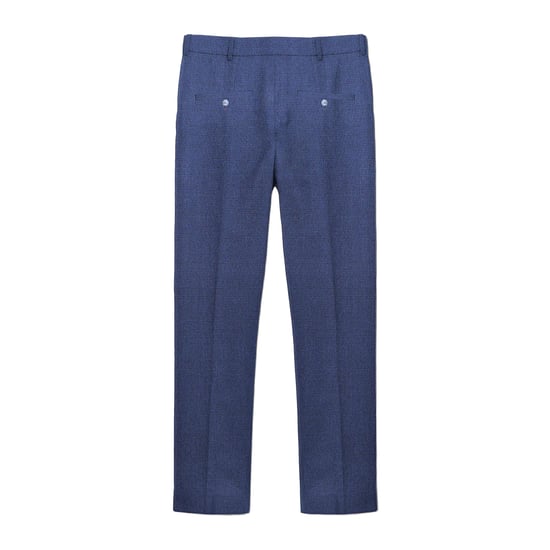 Lambretta Heren Spencer Geruite Pantalon (Marine) - Image 2