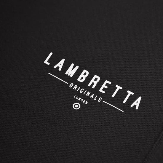 Lambretta Heren AW24 Logo Joggingbroeken (Zwart) - Image 3