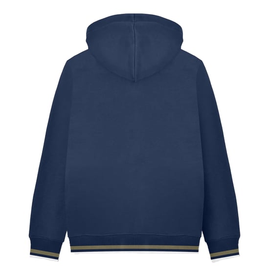 Lambretta Heren AW24 Volledige Rits Hoodie (Marineblauw/Kaki Groen) - Image 2