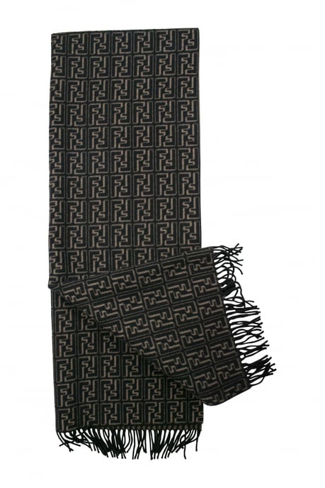 Fendi Sjaal Zwart - Image 2