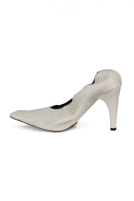 Bottega Veneta Crunchpumps Wit - Image 4