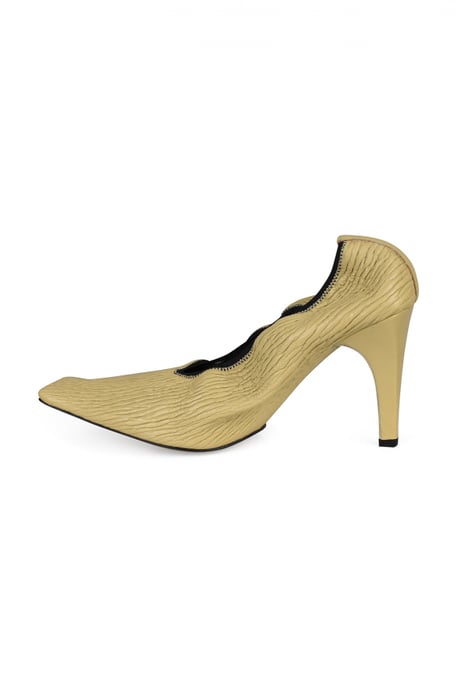 Bottega Veneta Crunch Pumps Naakt - Image 3