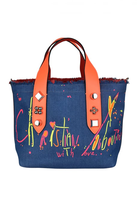 Christian Louboutin Frangibus kleine draagtas Blauw - Image 1