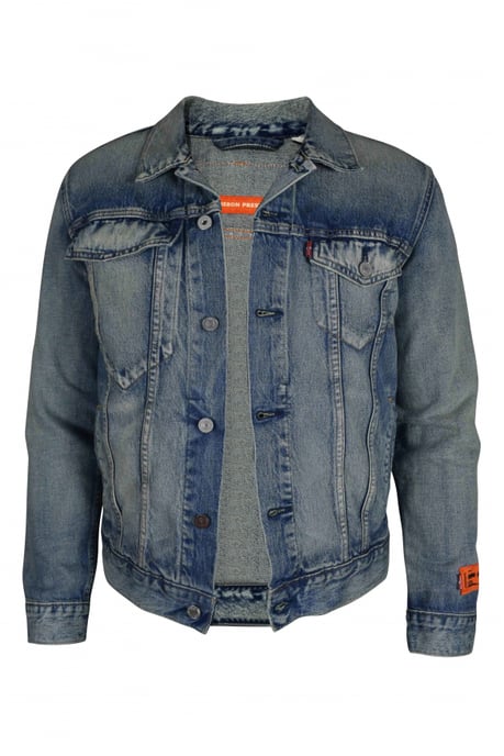 Heron Preston Denim jack Blauw - Image 1
