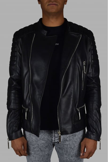 Philipp Plein Bikerjack Zwart - Image 3