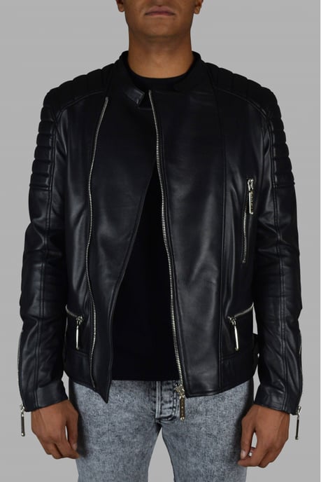 Philipp Plein Bikerjack Zwart - Image 4