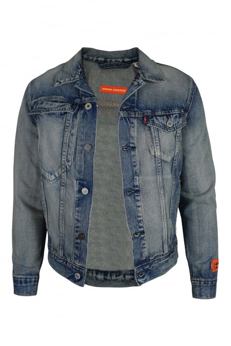 Heron Preston Denim jack Blauw - Image 1