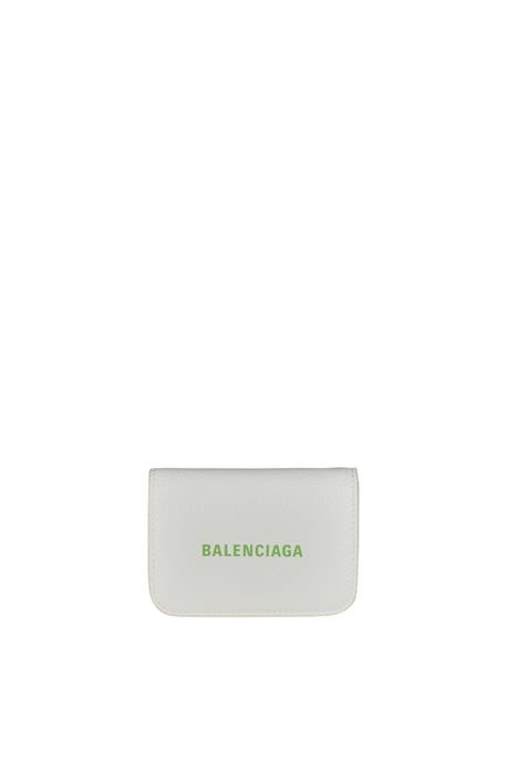 Balenciaga Portemonnee Cash Mini Wit - Image 1