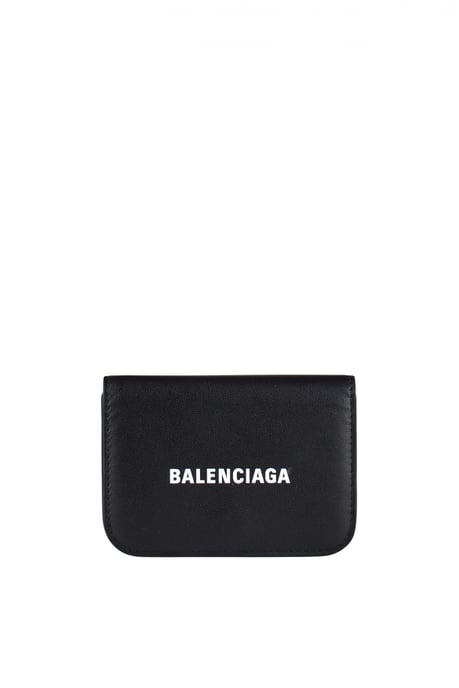 Balenciaga Portemonnee Cash Mini Zwart - Image 1