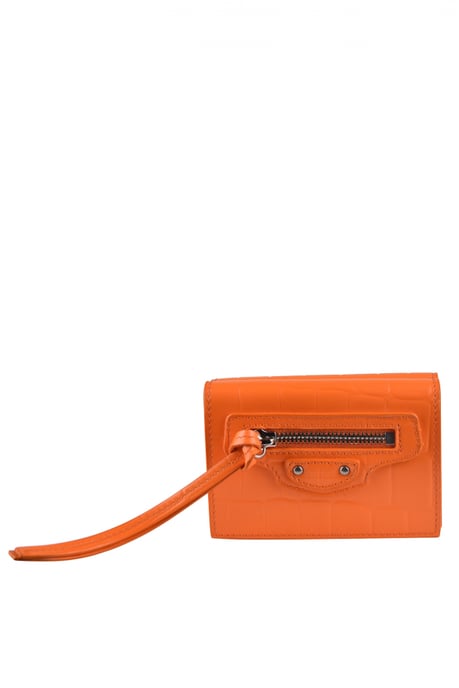 Balenciaga Neo Classic portemonnee Oranje - Image 1