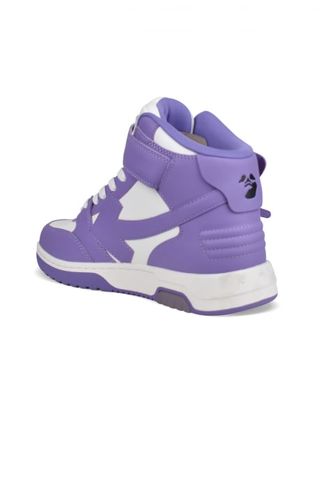 Off-White Out of Office Mid Sneakers Paars - Image 3