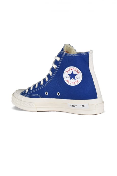 Comme des garçons Chuck Taylor hoge sneakers Blauw - Image 3