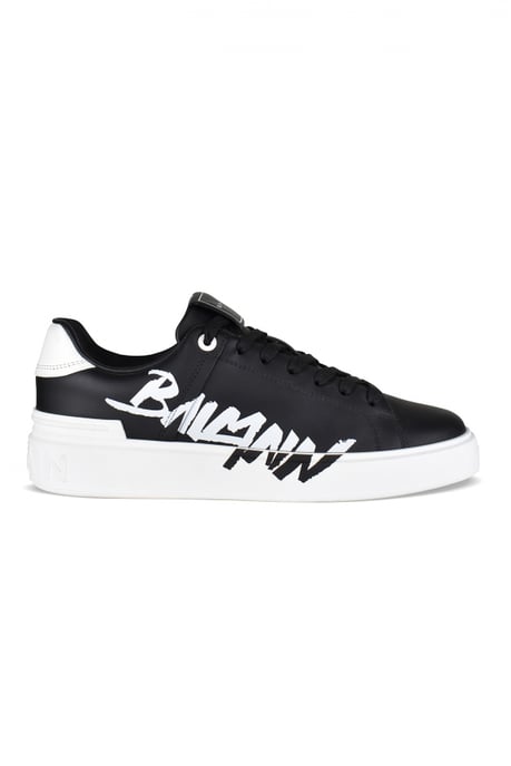 Balmain B-court Sneakers Zwart - Image 1