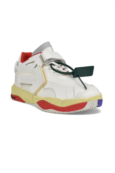 Gebroken witte Puzzle Couture sneakers wit - Image 2