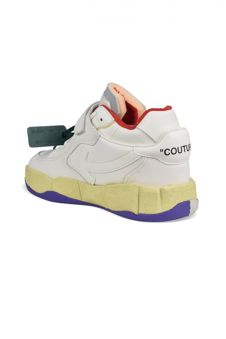 Gebroken witte Puzzle Couture sneakers wit - Image 3