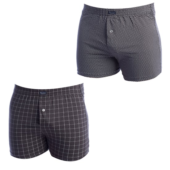 Pack-2 Essential Herren-Boxershorts mit Gummizug A0100 - Image 1