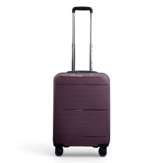 Uitbreidbare bordeauxrode harde PP 8-wiel bagage reiskofferset voor handbagage en vakantie - Image 5