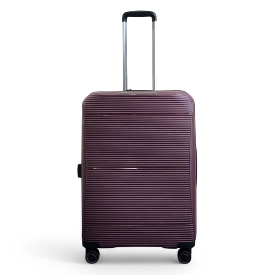 Uitbreidbare bordeauxrode harde PP 8-wiel bagage reiskofferset voor handbagage en vakantie - Image 6