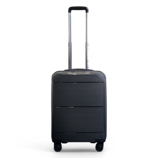 Uitbreidbare zwarte harde PP 8-wiel bagage reiskofferset voor handbagage en vakantie - Image 5