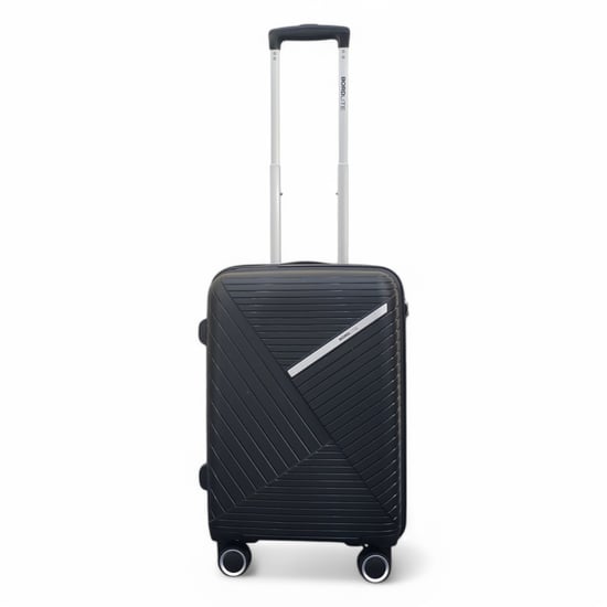 Robuuste harde zwarte koffer met 8 wielen voor op reis of op vakantie - Image 5