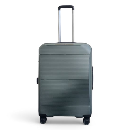Uitbreidbare olijfgroene harde PP 8-wiel bagage reiskofferset voor handbagage en vakantie - Image 6