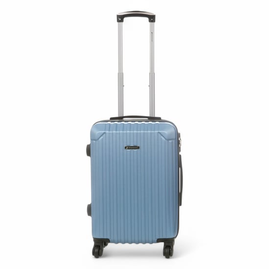 Harde koffer met 8 wielen, blauw ABS, reiskoffer - Image 5