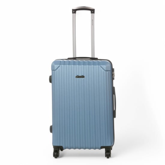 Harde koffer met 8 wielen, blauw ABS, reiskoffer - Image 6