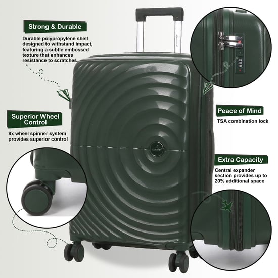 Harde koffer 55 x 37 x 22 cm PP koffer Bagage Geschikt voor Easyjet, Ryanair - Image 3