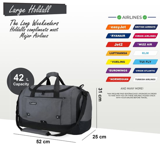 Grote weekendtas, handbagage, sporttas, reistas voor in de handbagage - Image 2