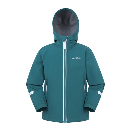 Mountain Warehouse Kinder/Kids Huxley Reflecterende Zachte Shell Jas (Blauw) - Image 1