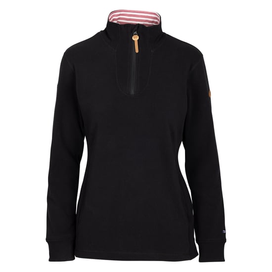 Trespass Dames/Dames Groot Hart Fleece (Zwart) - Image 1