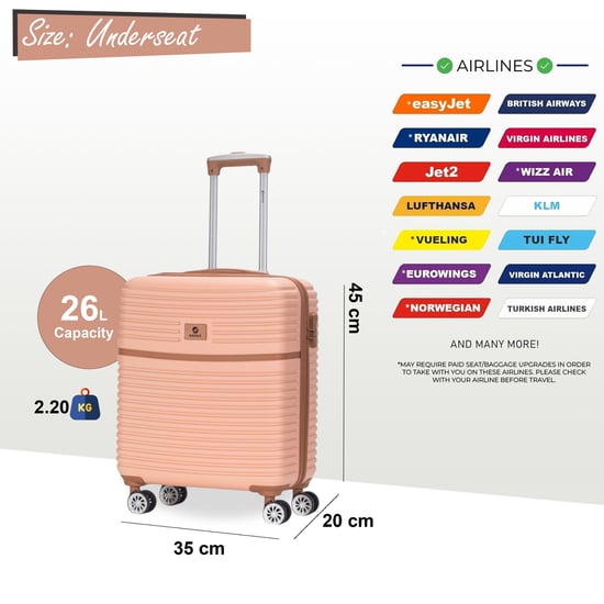 ABS Hardshell Onderstoel Cabinekoffer 45 x 35 x 20 cm Bagage Geschikt voor Easyjet - Image 2