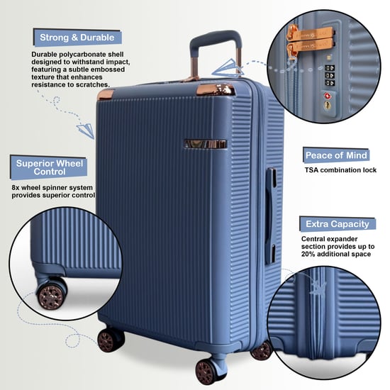 Harde koffer 55 x 36 x 22 cm PC koffer Bagage geschikt voor Easyjet, Ryanair - Image 3
