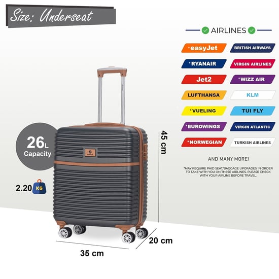 ABS Hardshell Onderstoel Cabinekoffer 45 x 35 x 20 cm Bagage Geschikt voor Easyjet - Image 2