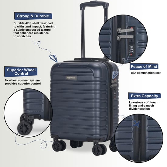 ABS Hardshell Onderstoel Koffer 45 x 30 x 20 cm Bagage Geschikt voor Wizz Air - Image 3
