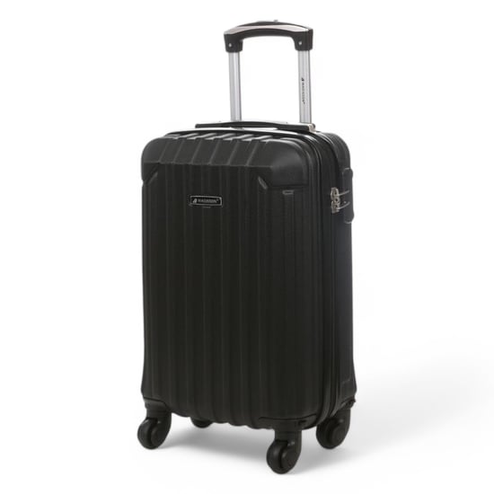 Harde koffer met zwarte ABS-behuizing en 8 wielen voor onder de stoel - Image 4