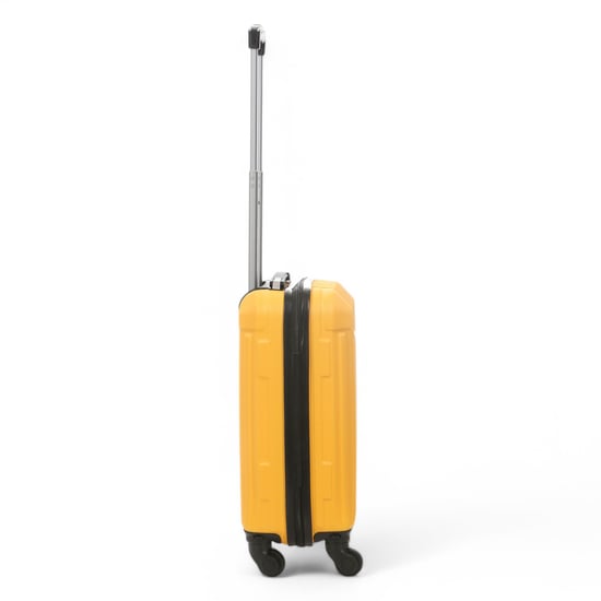 Harde koffer met 8 wielen, geel ABS, geschikt voor handbagage - Image 5