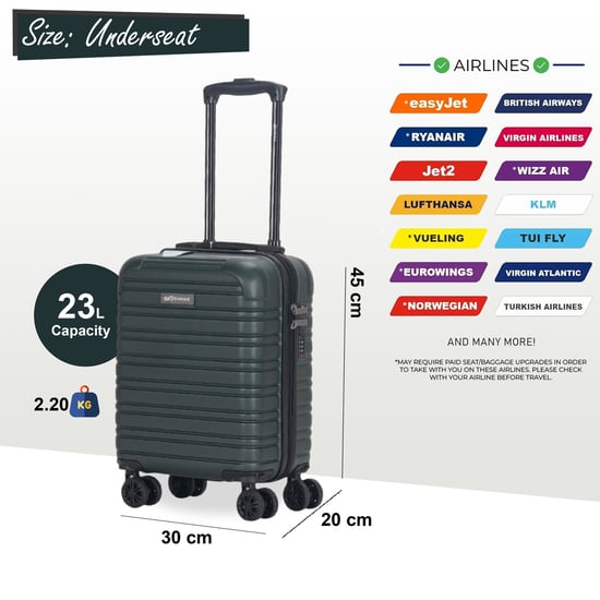 ABS Hardshell Onderstoel Koffer 45 x 30 x 20 cm Bagage Geschikt voor Wizz Air - Image 2