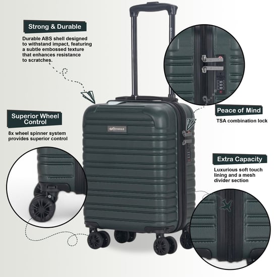 ABS Hardshell Onderstoel Koffer 45 x 30 x 20 cm Bagage Geschikt voor Wizz Air - Image 3