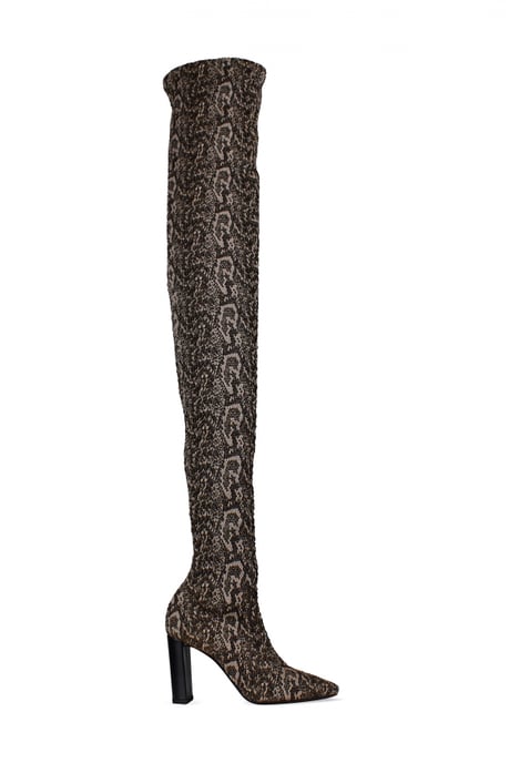Saint Laurent Moon dijhoge laarzen Nude - Image 1